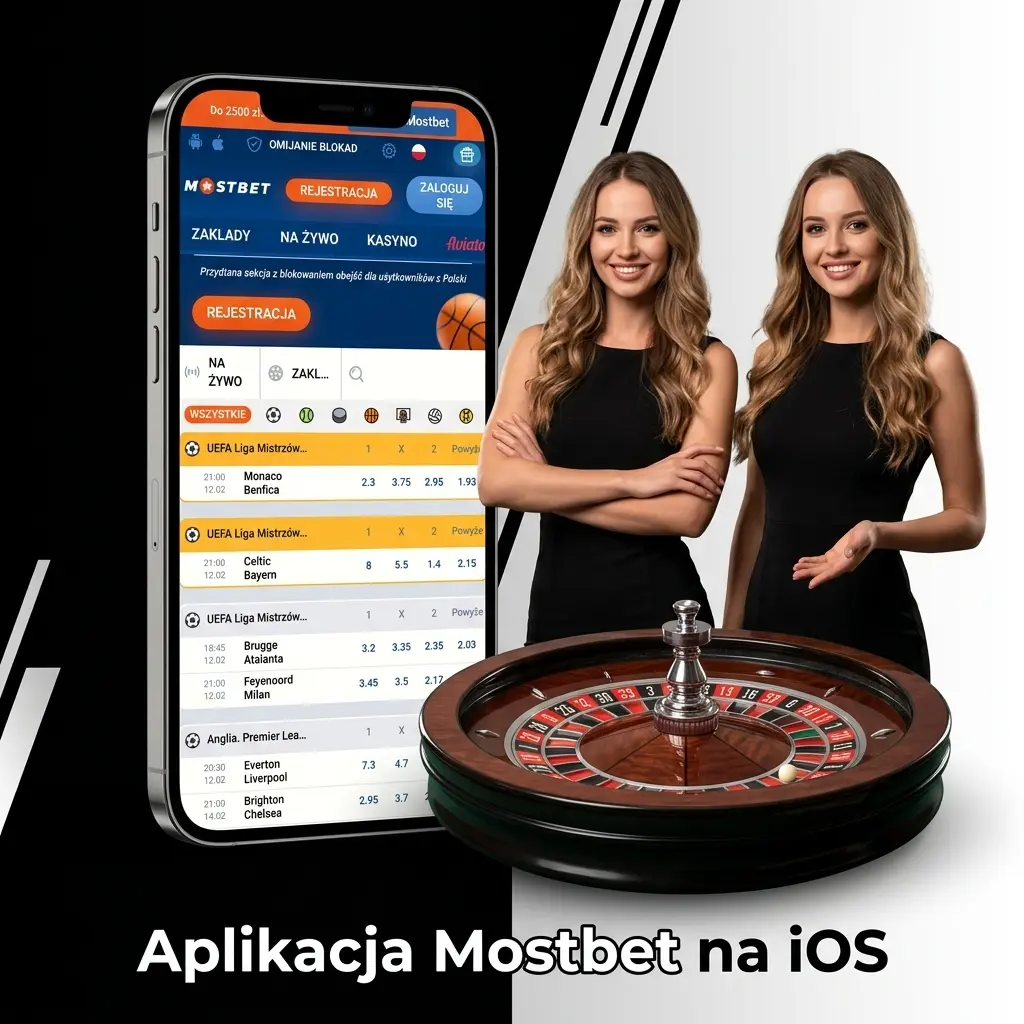 Aplikacja Mostbet na iOS dla iPhone i iPad – zakłady sportowe, kasyno live, wymagania iOS 12.0
