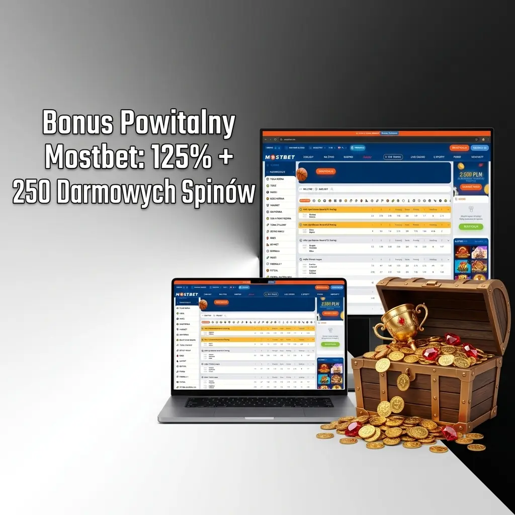 Bonus powitalny Mostbet 125% plus 250 darmowych spinów