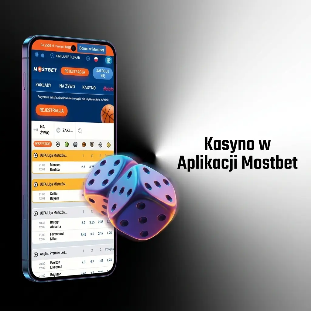 Kasyno w aplikacji Mostbet – automaty i gry stołowe
