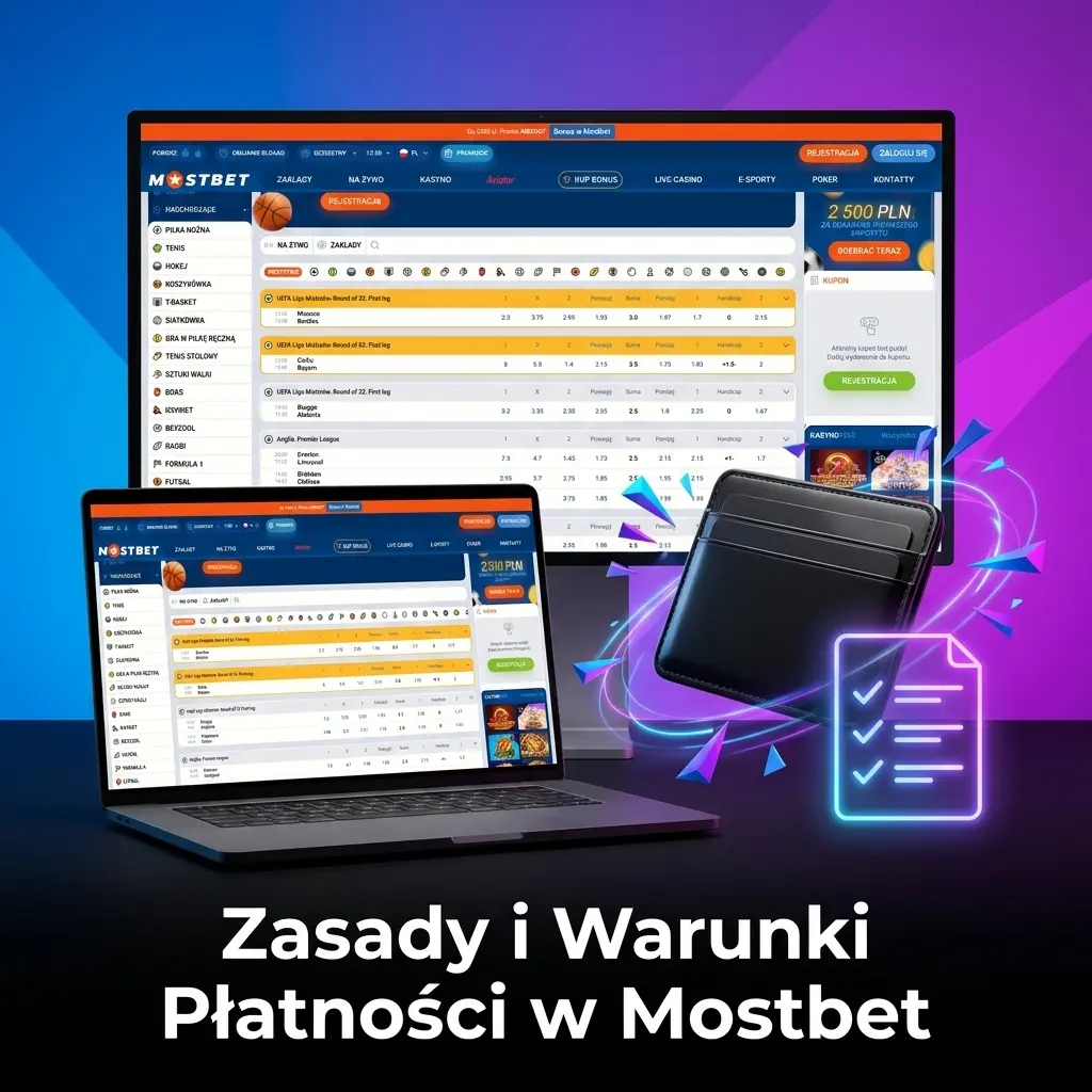Zasady i warunki płatności w Mostbet dla graczy z Polski